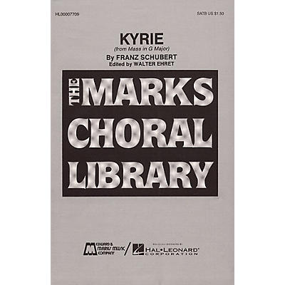 Edward B. Marks Music Company Kyrie SATB composed by Franz Schubert