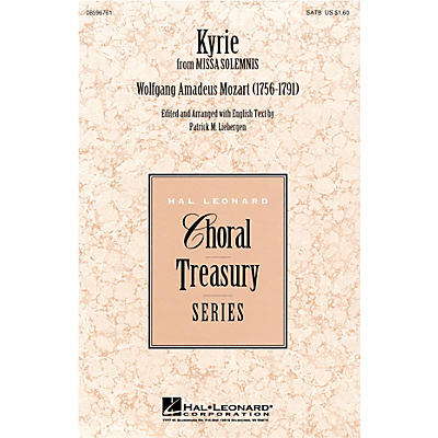 Hal Leonard Kyrie (from Missa Solemnis) SATB arranged by Patrick M. Liebergen