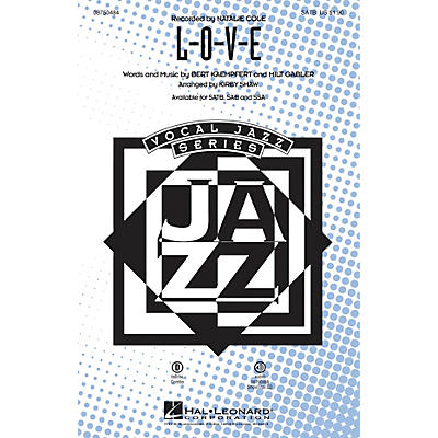 Hal Leonard L-O-V-E SATB arranged by Kirby Shaw