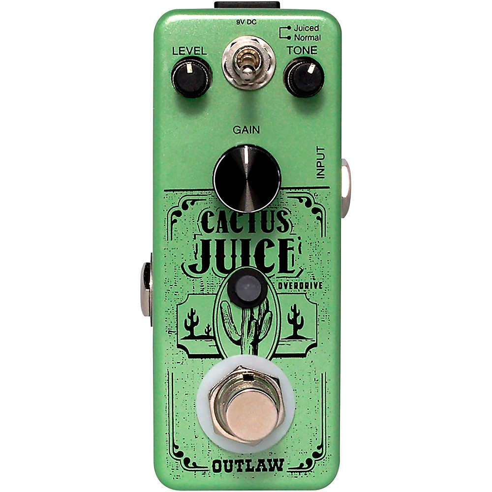 820964810213 UPC Outlaw Effects Cactus Juice Overdrive Effects Pedal