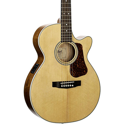 Cort L100F Luce Folk Cutaway Acoustic-Electric Guitar Natural Satin