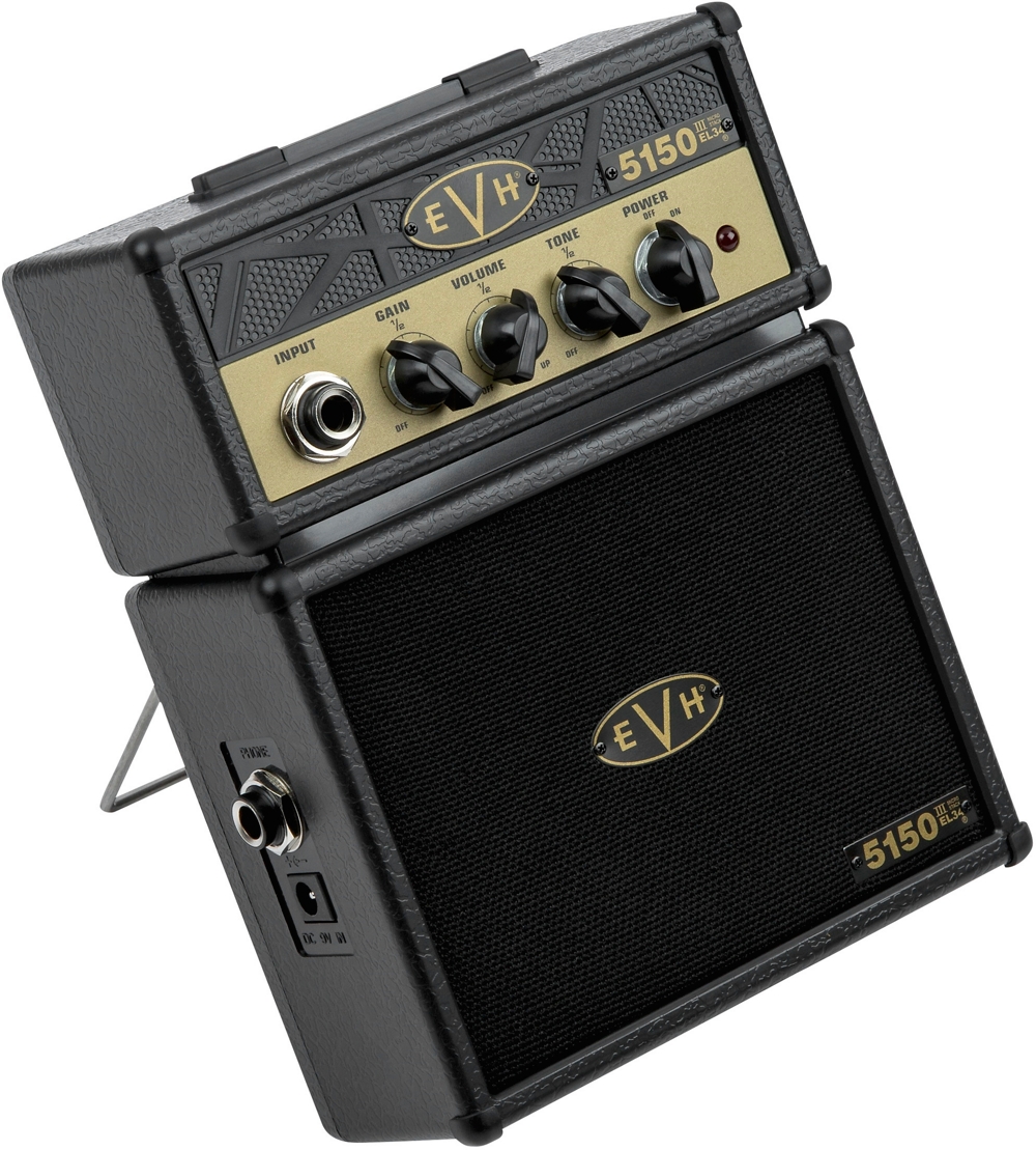 EVH 5150III Micro Stack EL34 1W 1x3 Mini Guitar Combo Amp Black and
