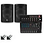 Harbinger L1202FX Mixer and Kustom HiPAC Speakers 12
