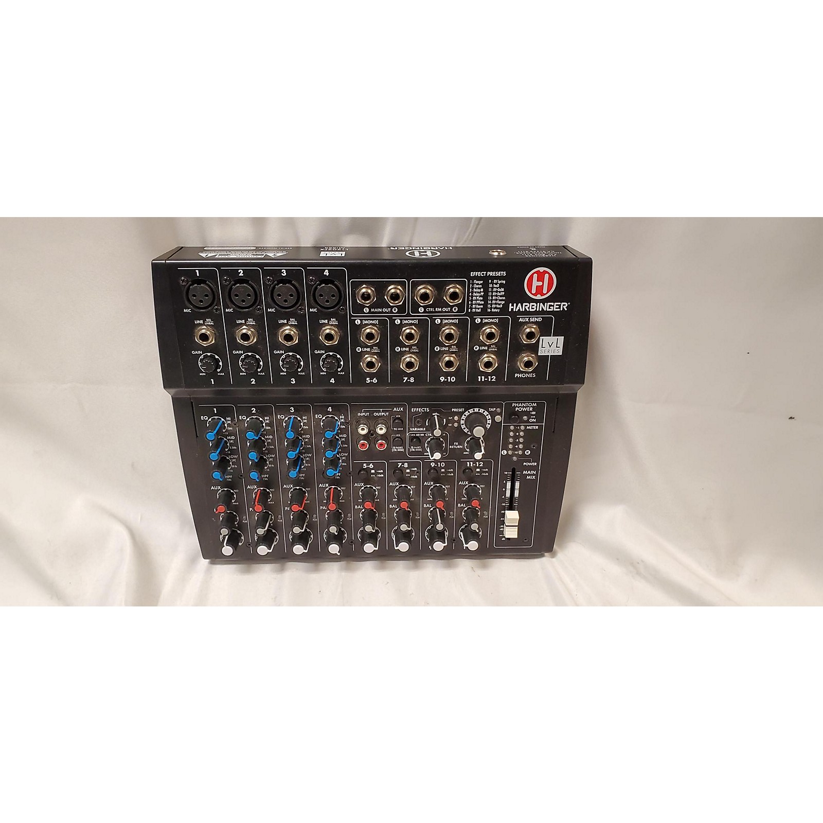 Used Harbinger L1202FX Unpowered Mixer Musician