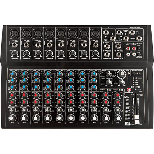 Harbinger L1402FX-USB 14-Channel Mixer With Digital Effects and USB Condition 1 - Mint