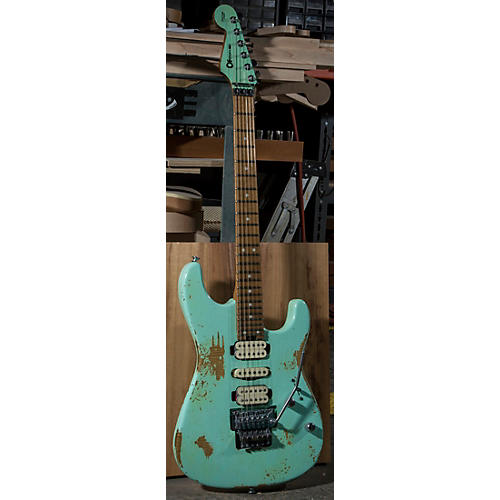 Charvel Charvel Custom Shop Special Edition San Dimas HSH Relic Surf Green  | Musician's Friend