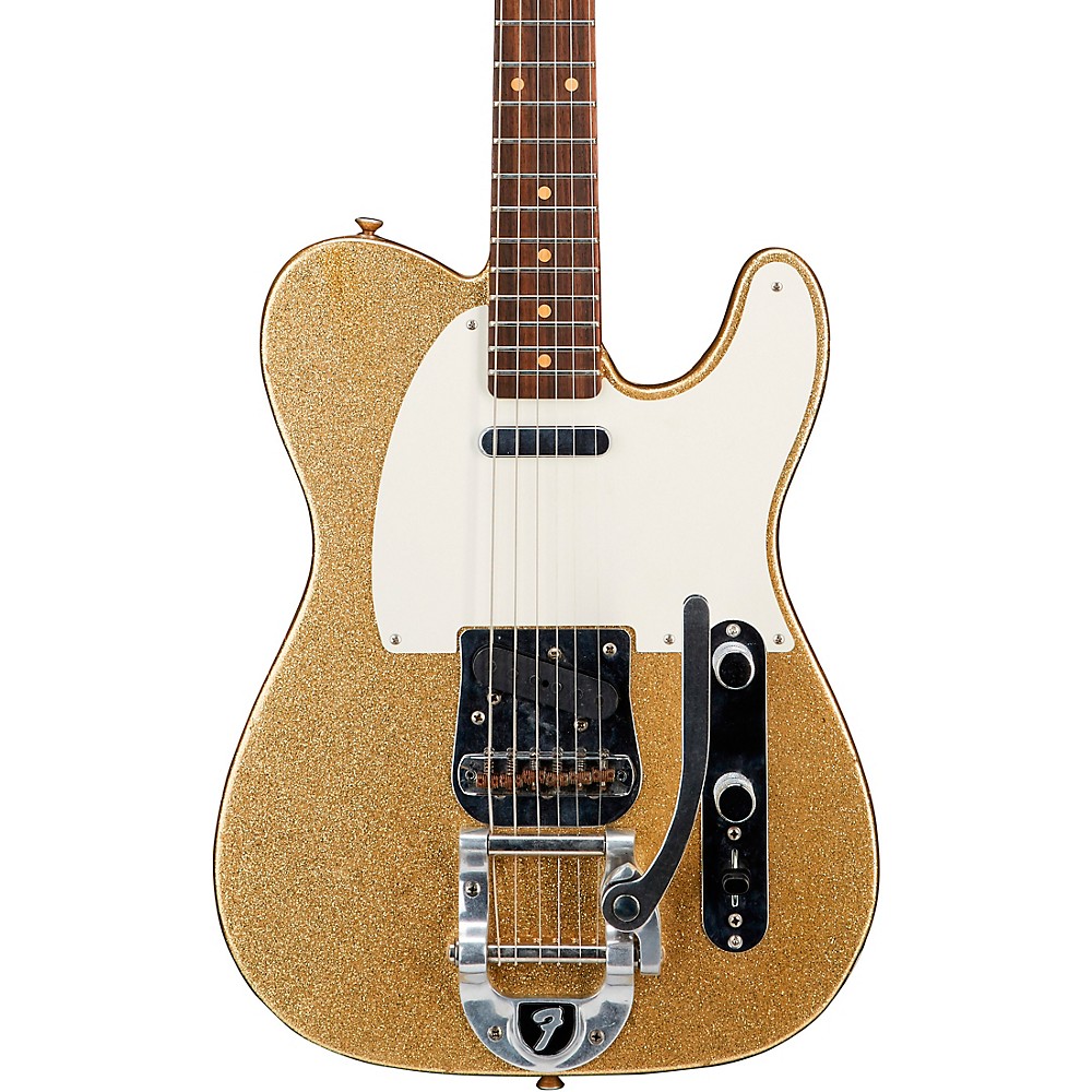 Fender Deluxe Journeyman Relic Twisted Telecaster Bigsby Guitar Gold