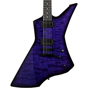 Esp Ltd James Hetfield Snakebyte Baritone Electric Guitar See-Thru Purple