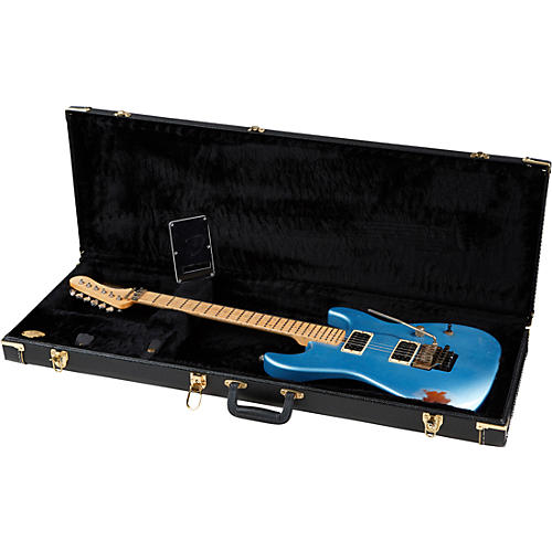 Friedman Cali Aged Electric Guitar Double Burst Metallic Blue over