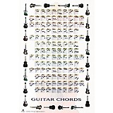  Mini Bass Guitar Chord Chart with 56 Chords - Laminated Bass  Guitar Chord Poster for Beginners and Musicians - Music Theory Poster -  Bass Guitar Accessories - 8.5 x 11 