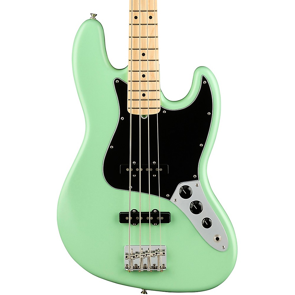 Fender American Performer Jazz Bass Maple Fingerboard Satin Seafoam ...