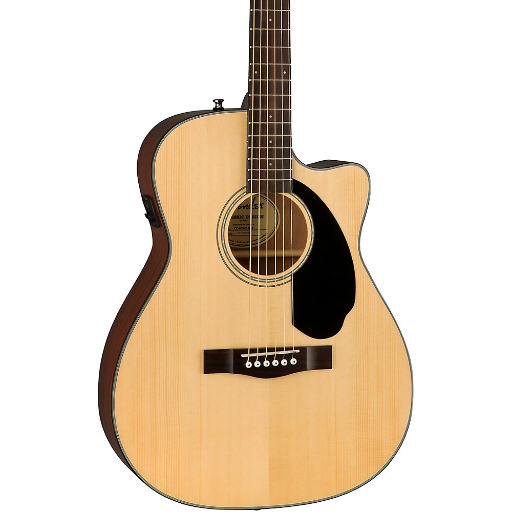 Fender CC-60SCE Concert Acoustic-Electric Guitar Natural | eBay