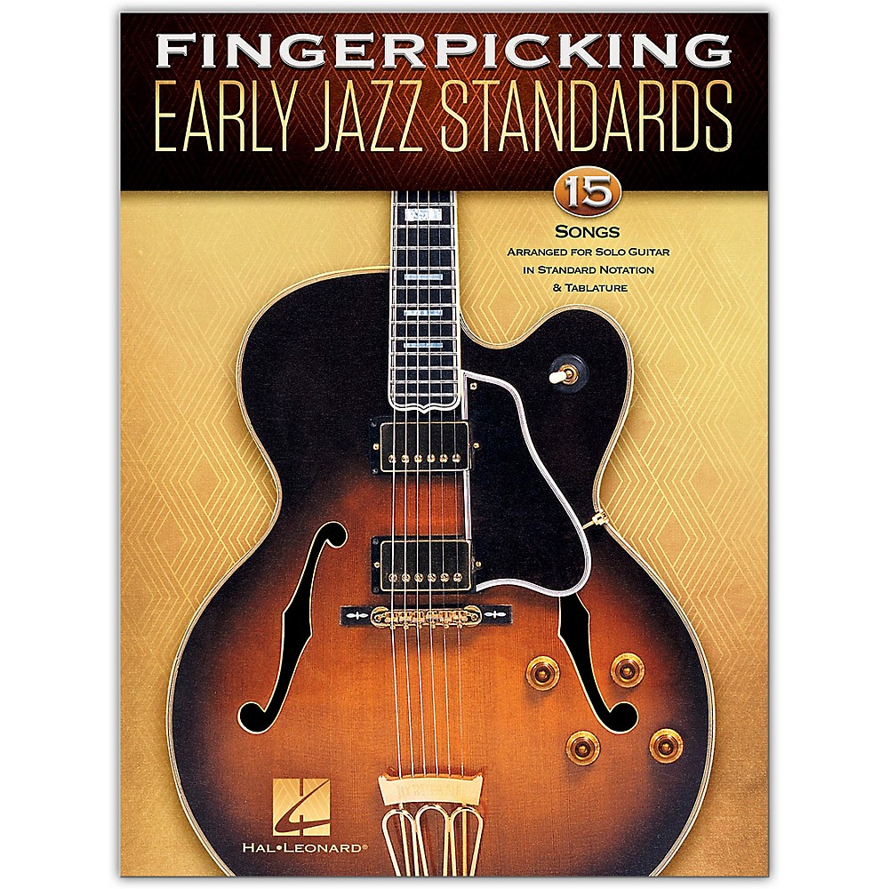 Hal Leonard Early Fingerpicking Jazz Standards Solo Guitar Songbook