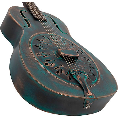 Recording King RM-997-VG Swamp Dog Metal Body Resonator Style-0
