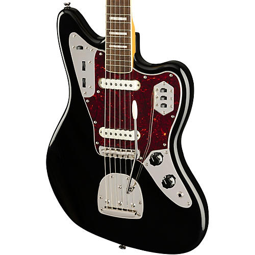 Squier Classic Vibe '70s Jaguar Electric Guitar Black | Musician's