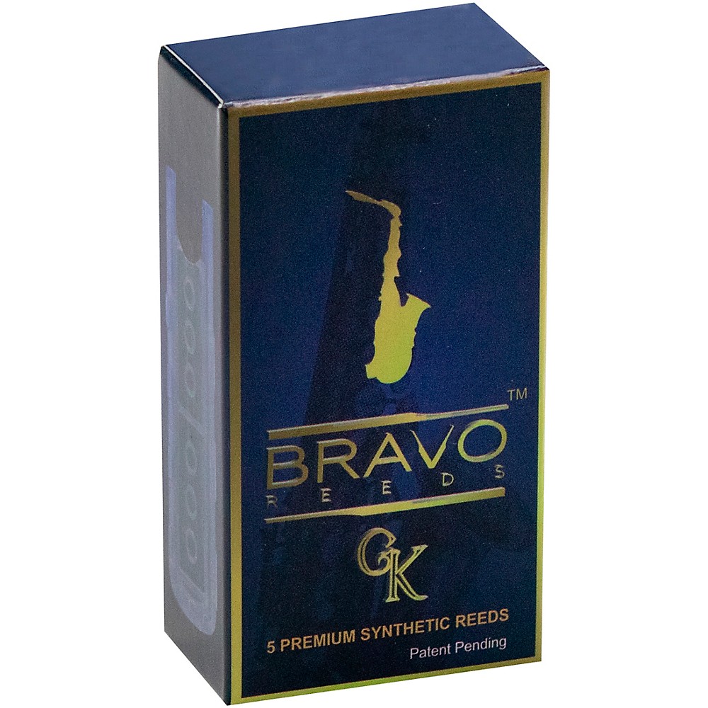 Bravo Br-As25 Alto Saxophone Synthetic Reeds, Strength 2.5, Box Of 5 (181816000962)