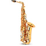 L58073005901007 - Open-Box Allora AAS-580 Chicago Series Alto Saxophone Un-Lacquered, Unlacquered Keys