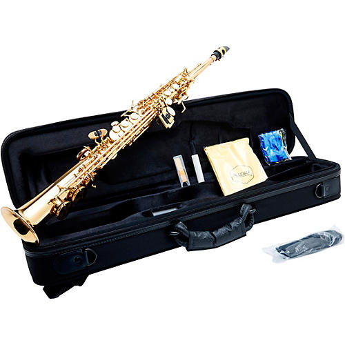 Allora ASPS-250 Student Series Soprano Sax Lacquer Lacquer Keys