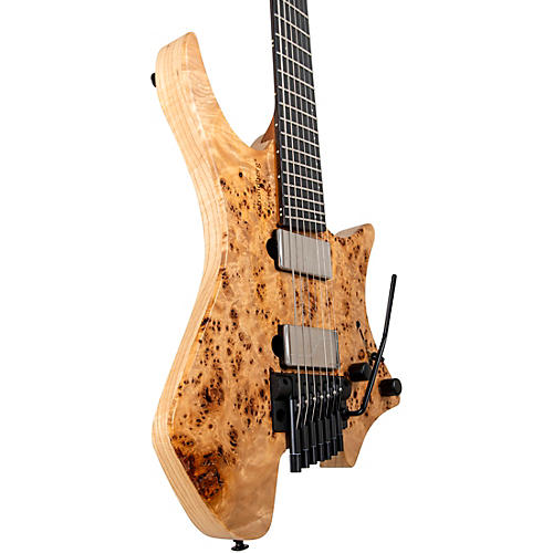 strandberg Boden Prog 7 Poplar Burl Electric Guitar Natural