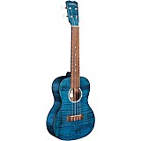 L61630000001000 - Cordoba 15CFM Flamed Mahogany Concert Ukulele Sapphire Blue