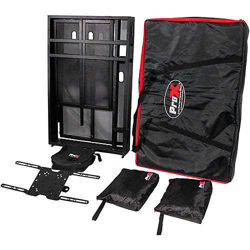 ProX MESA MEDIA DJ Facade Table Workstation | Musician's Friend
