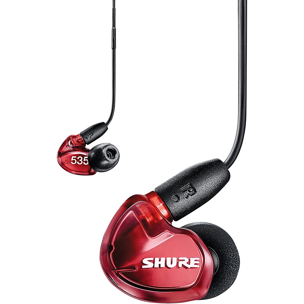 Shure SE535 Special Edition Sound Isolating Earphones Red | eBay