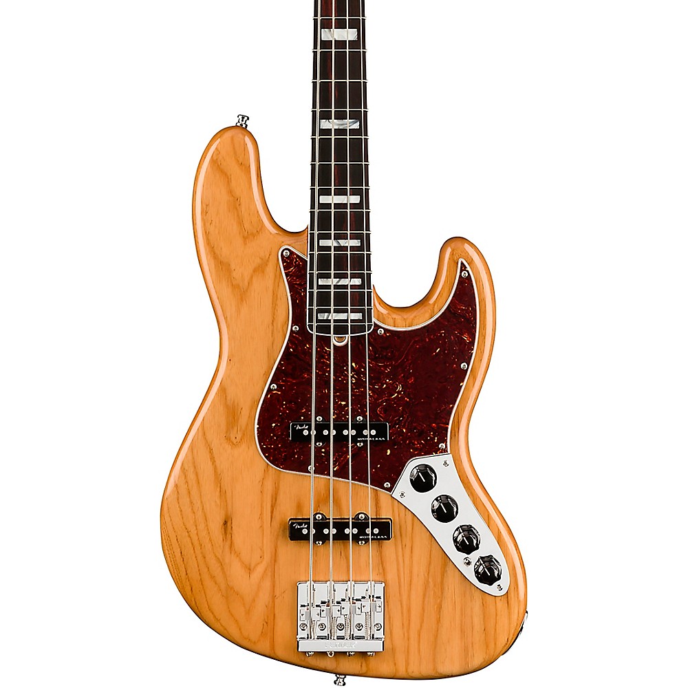 Fender American Ultra Jazz Bass Rosewood Fingerboard Aged Natural