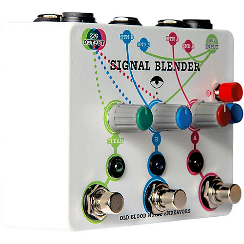 Old Blood Noise Endeavors Signal Blender Switching Effects Pedal |  Musician's Friend