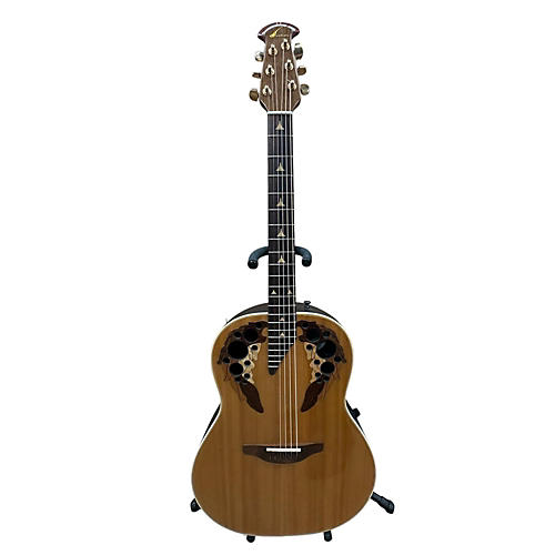Ovation L718 Elite Acoustic Electric Guitar Natural