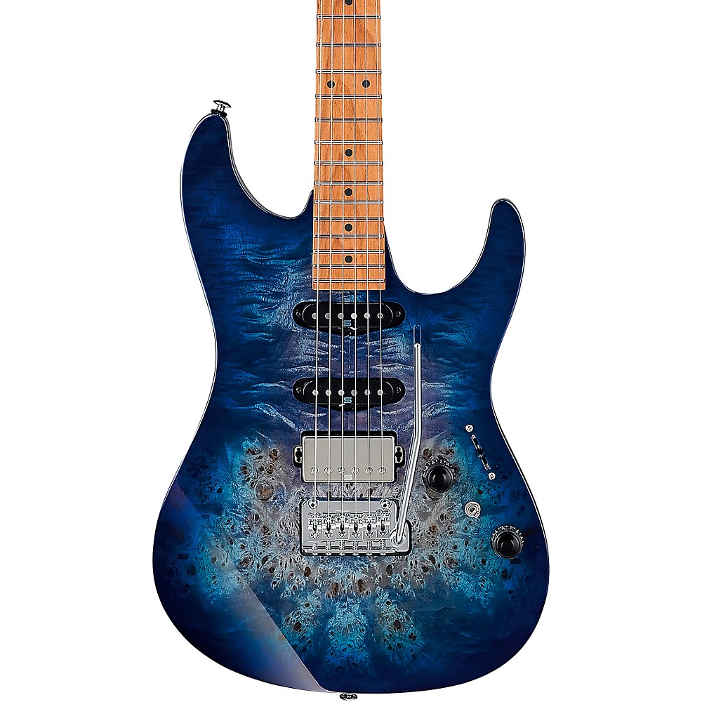 Used Ibanez Az226pb Az Premium Electric Guitar Cerulean Blue Burst 194744425011