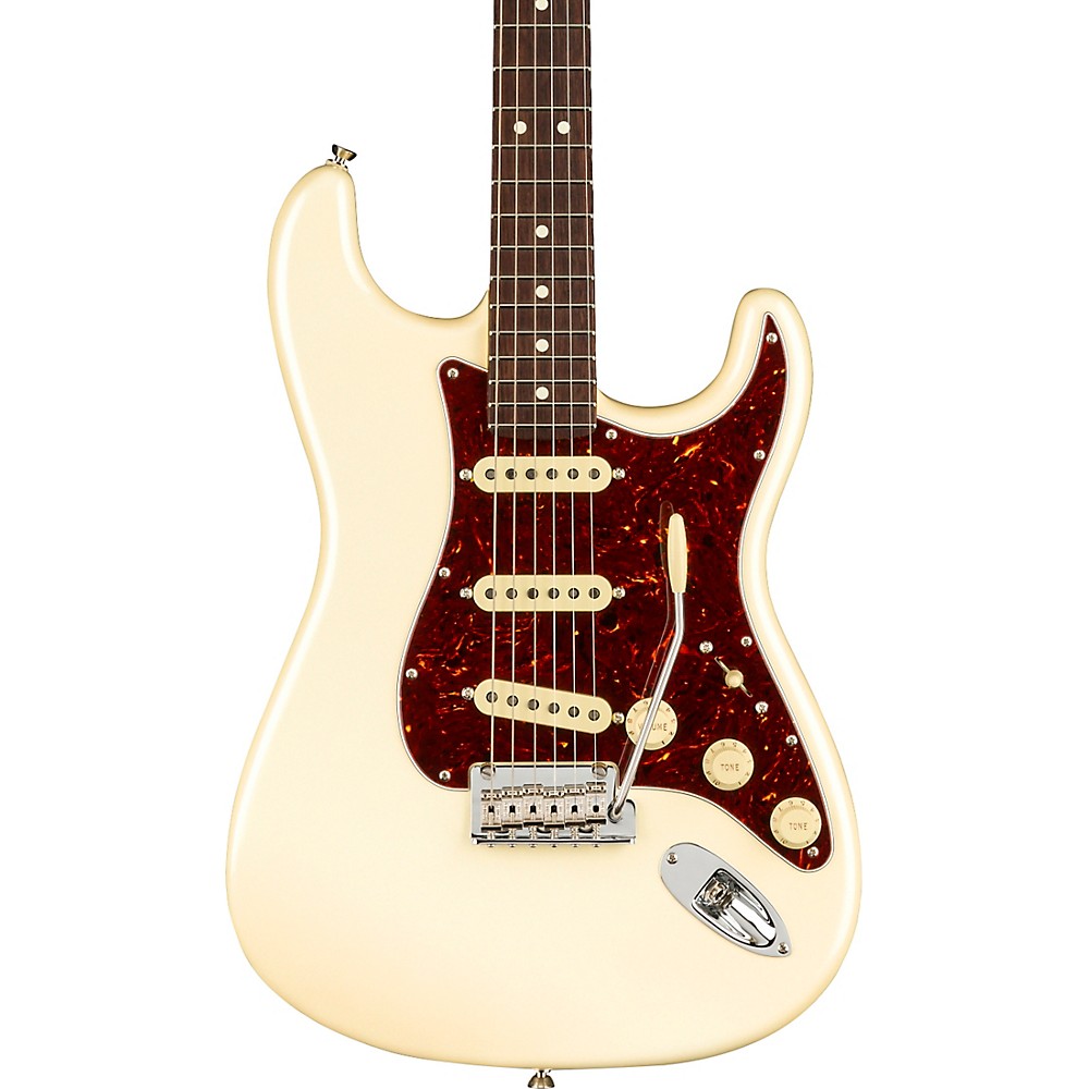Fender American Showcase Stratocaster Rosewood Fingerboard Electric Guitar Olympic Pearl