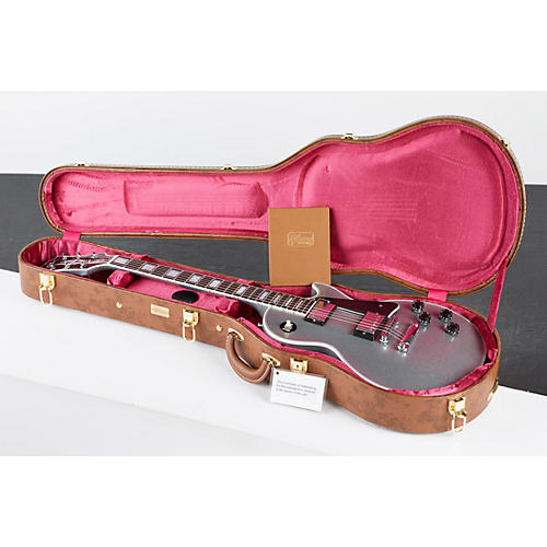 Gibson Custom Les Paul Custom Electric Guitar Silver Sparkle