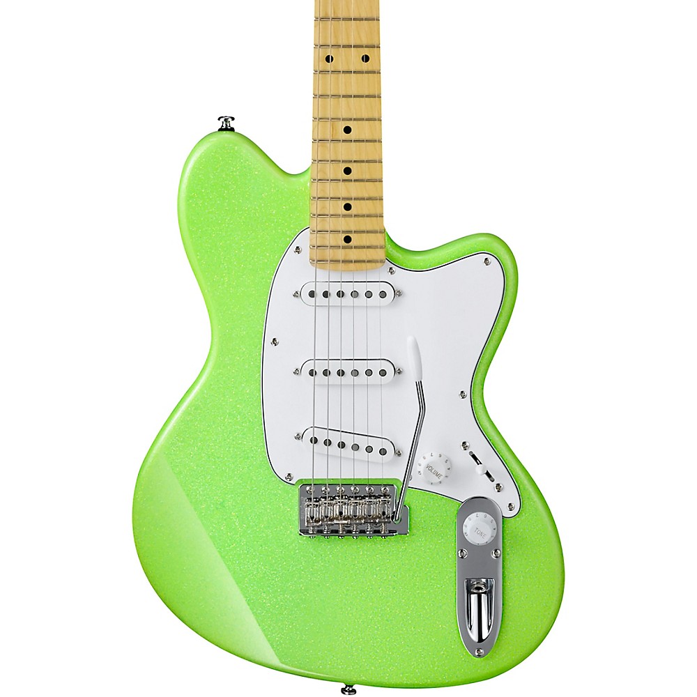 Ibanez Yvette Young Yy10 Signature Electric Guitar Slime Green Sparkle