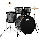 L75574000005000 - PDP by DW Encore Complete 5-Piece Drum Set With Hardware & Cymbals Mercury Sparkle