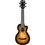 L77686000003000 - Breedlove Pursuit Exotic CE Myrtlewood Concert Acoustic-Electric Ukulele Eclipse Burst