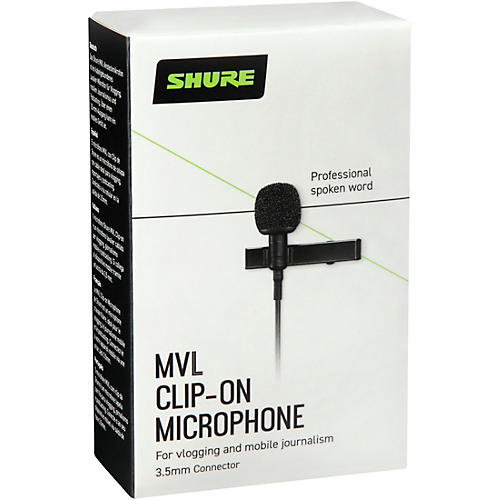 Shure MVL Clip-on Microphone | Musician's Friend