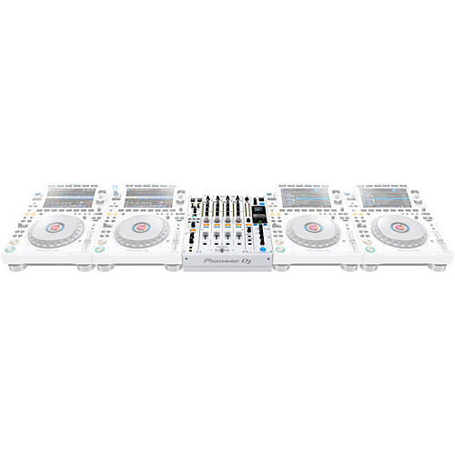 Pioneer DJ DJ Package with DJM-900NXS2-W Mixer and CDJ-3000 Media