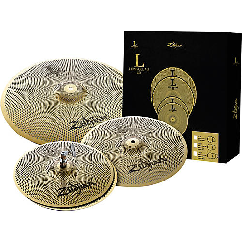Zildjian L80 Series LV348 Low Volume Cymbal Pack With Free 14
