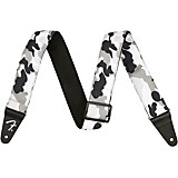 Fender® Weighless Camouflage Strap 2 Inch Elastic Guitar Strap 5 cm Width Woodland Camo