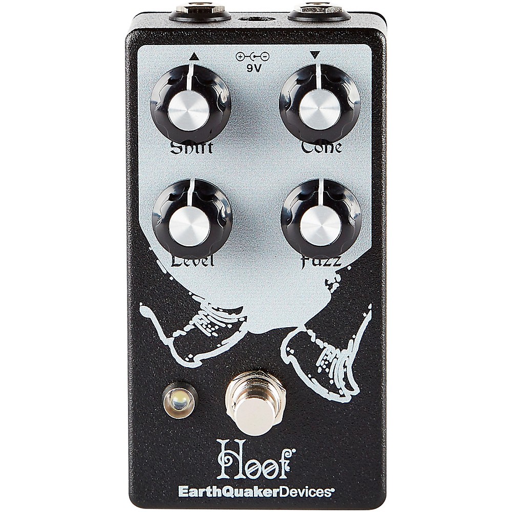Earthquaker Devices Hoof V2 Fuzz Effects Pedal Black