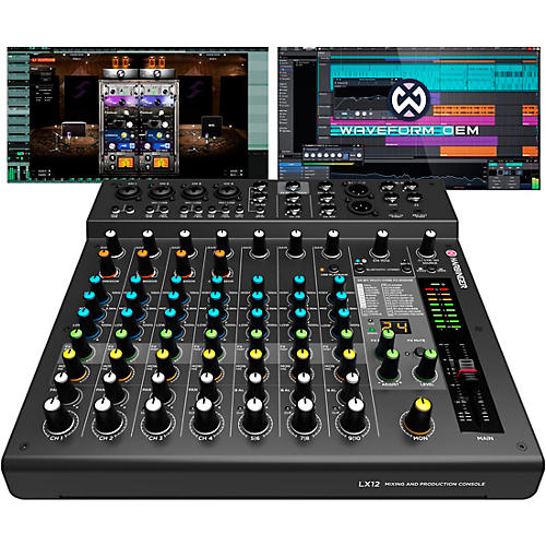 Harbinger LX12 12-Channel Analog Mixer With Bluetooth, FX & USB