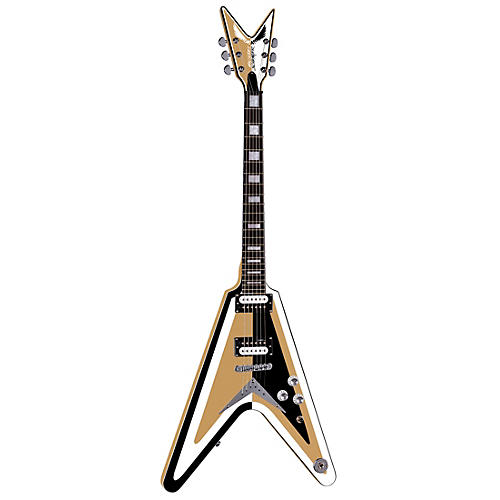 Dean USA Michael Schenker 50th Anniversary Electric Guitar Gold, Black, and  White | Musician's Friend