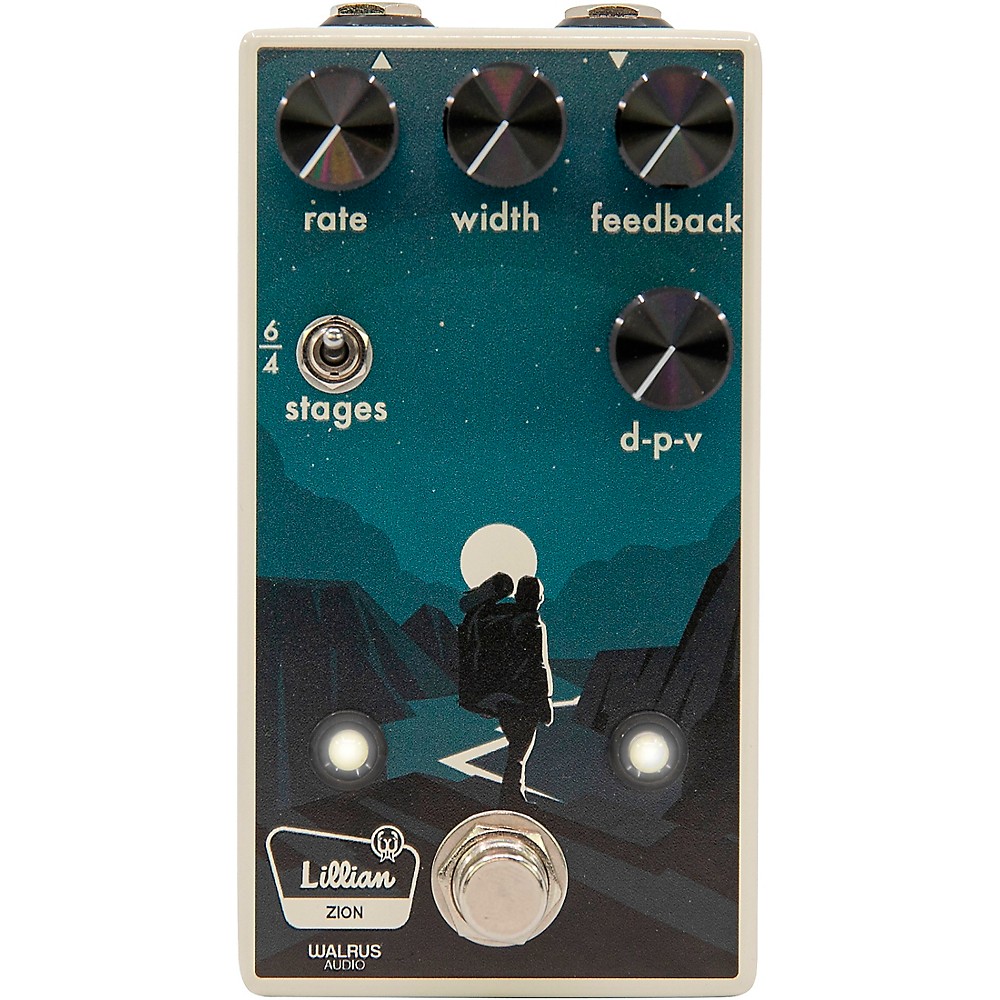 Walrus Audio Lillian Multi-Stage Analog Phaser National Park Effects Pedal Cream