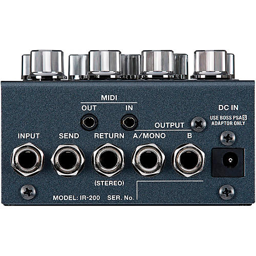 BOSS IR-200 Amp and Cabinet Processor Effects Pedal Black