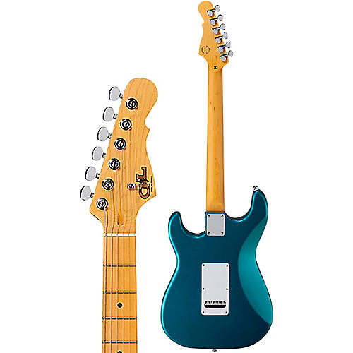 ギター G&L Tribute Series Emerald Blue llic G&L Tribute ASAT Classic Electric Guitar - Emerald Blue