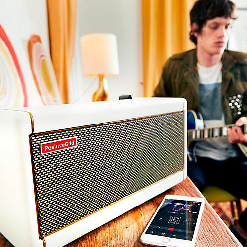 Positive Grid Spark 40W Guitar Combo Amplifier Pearl | Musician's