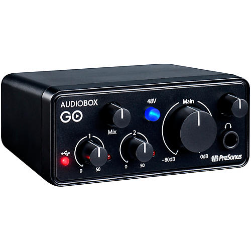 PreSonus AudioBox GO Mobile 2x2 USB Audio Interface With Studio
