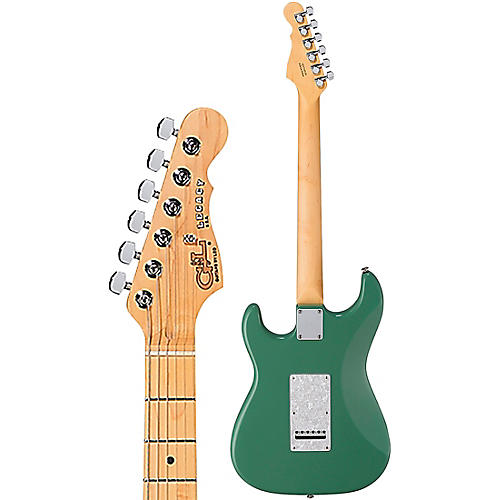 G&L Fullerton Deluxe Legacy HSS Electric Guitar Macha Green