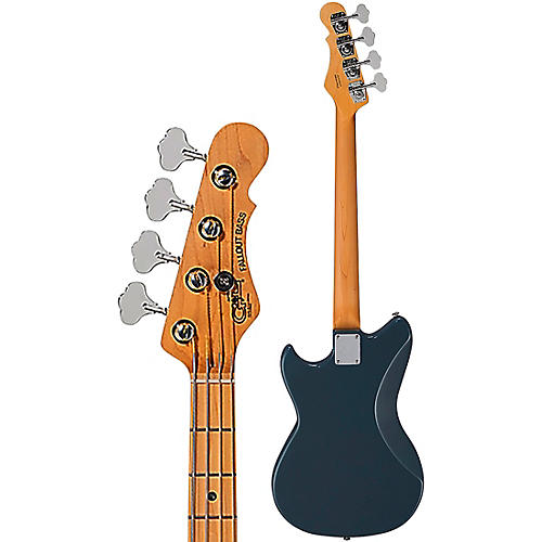 G&L Fullerton Deluxe Fallout Shortscale Electric Bass Grey Pearl