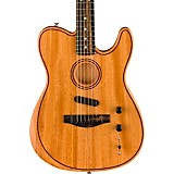 L95161000001000 - Fender American Acoustasonic Telecaster All-Mahogany Acoustic-Electric Guitar Natural